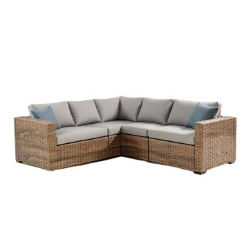 John-Jaydyn 7 Piece Rattan Sectional Seating Group With Cushions