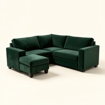 Shelton 83 '' Wide Velvet Reversible Sleeper Sofa & Chaise (synthetic illustration; no displayed measurements)