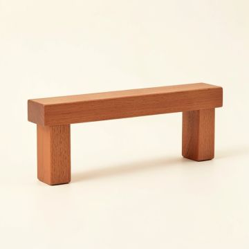 Wren Bend Cabinet Handle Without Packaging - Terracotta (synthetic illustration; no displayed measurements)