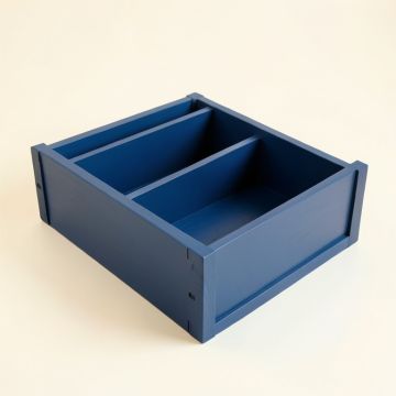 Hill Bend Empty Pantry Drawer Organizer Insert - Blue (synthetic illustration; no displayed measurements)