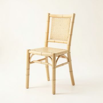 Moss Edge Dining Chair - Ivory (synthetic illustration; no displayed measurements)