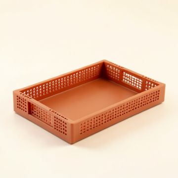 Laurel Crest Empty Under-Desk Cable Tray - Terracotta (synthetic illustration; no displayed measurements)