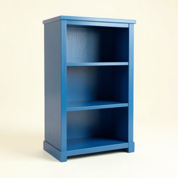 Elm Edge Freestanding Bookcase - Blue (synthetic illustration; no displayed measurements)