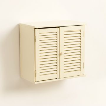 Sage Dell Wall-Mounted Entry Cabinet - Ivory (synthetic illustration; no displayed measurements)