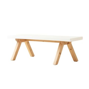 Glen Canyon Indoor Bench - White