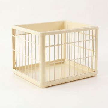 Holly Bend Empty Furniture-Style Pet Crate - Cream (synthetic illustration; no displayed measurements)