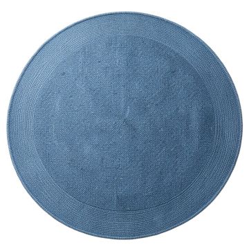 Alder Bluff Round Area Rug - Blue