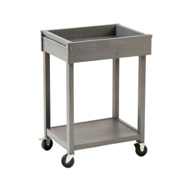 Juniper Bluff Empty Rolling Workshop Cart - Gray