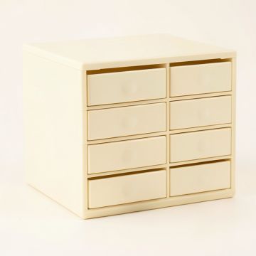 Elm Canyon Small-Parts Storage Drawer Cabinet - Ivory (synthetic illustration; no displayed measurements)