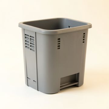 Alder Branch Closed Garden Compost Bin - Gray (synthetic illustration; no displayed measurements)