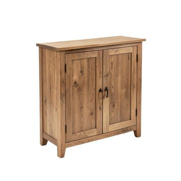 Charleville Rustic Wood 2 Door Accent Cabinet