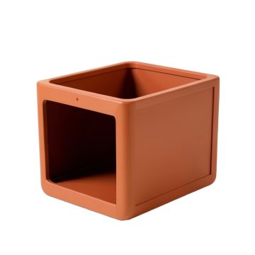 Hill Edge Empty Furniture-Style Litter Enclosure - Terracotta