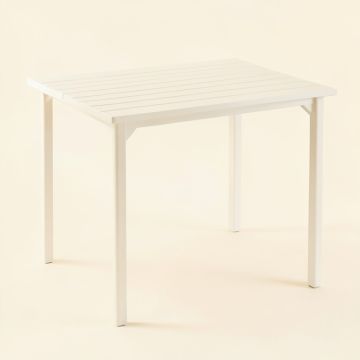 Aspen Bend Patio Table - White (synthetic illustration; no displayed measurements)
