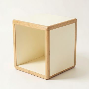 Moss Branch Side Table - Cream (synthetic illustration; no displayed measurements)