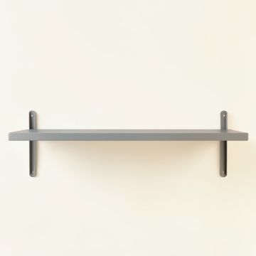 Oak Brook Wall-Mounted Shelf - Gray (synthetic illustration; no displayed measurements)