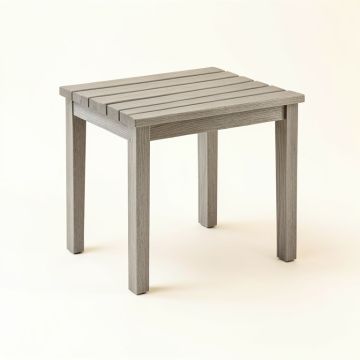 Maple Crest Compact Balcony Table - Gray (synthetic illustration; no displayed measurements)