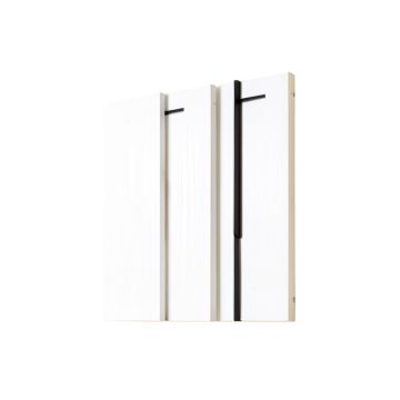 Gate White Wood And Metal Wall Décor