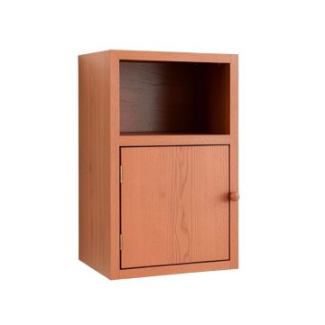 Linden Dell Wall-Mounted Entry Cabinet - Terracotta