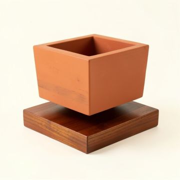 Briar Crest Empty Raised Planter - Terracotta (synthetic illustration; no displayed measurements)
