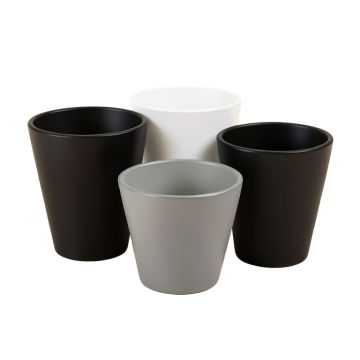 Karina Tapered 3-Piece Iron Pot Planter Set