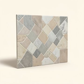 High Street Random Size Porcelain Mosaic Wall & Floor Tile (synthetic illustration; no displayed measurements)
