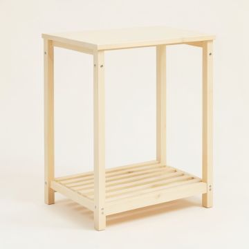 Olive Bend Freestanding Laundry Folding Counter - Ivory (synthetic illustration; no displayed measurements)