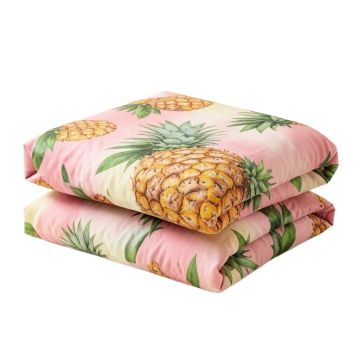 Mikel Pineapples Reversible Comforter Set
