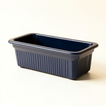 Clay Arc Empty Railing Planter With Integral Brackets (synthetic illustration; no displayed measurements)