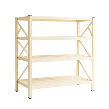 Elm Bluff Empty Seed-Starting Shelving Unit Without Lights - Ivory