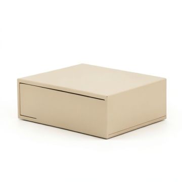 Olive Bend Desktop Monitor Riser - Beige (synthetic illustration; no displayed measurements)