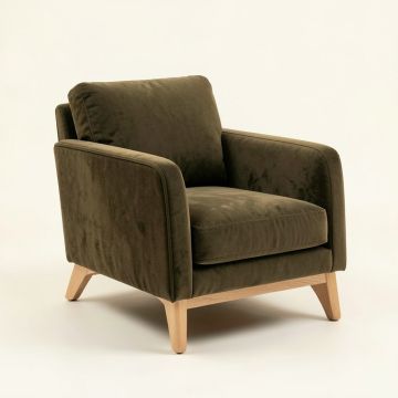 Westbourne 26.75 '' Wide Velvet Armchair (synthetic illustration; no displayed measurements)
