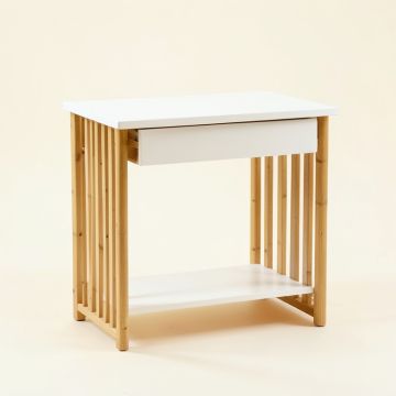 Juniper Arc Small Writing Desk - White (synthetic illustration; no displayed measurements)