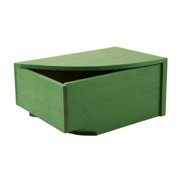 Ridge Bend Small-Parts Storage Drawer Cabinet - Green