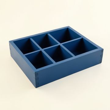 Cliff Branch Empty Pantry Drawer Organizer Insert - Blue (synthetic illustration; no displayed measurements)