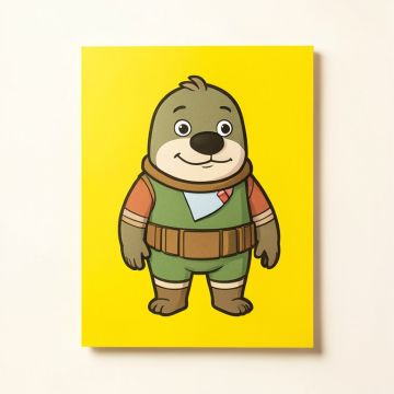Star Wars - Chewie Paper Print (synthetic illustration; no displayed measurements)