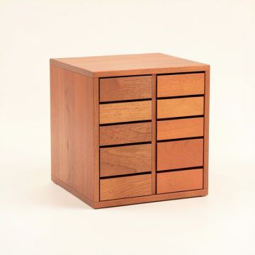 Fern Arc Small-Parts Storage Drawer Cabinet (synthetic illustration; no displayed measurements)
