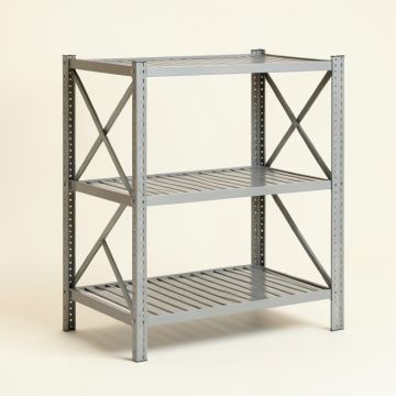 Wren Canyon Empty Seed-Starting Shelving Unit Without Lights - Gray (synthetic illustration; no displayed measurements)
