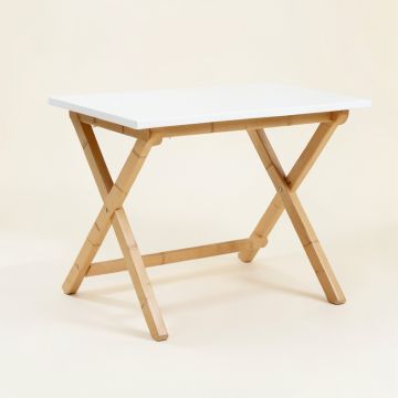 Linden Branch Patio Table - White (synthetic illustration; no displayed measurements)