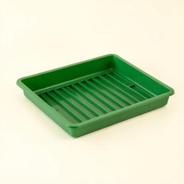 Hazel Crest Empty Under-Desk Cable Tray - Green (synthetic illustration; no displayed measurements)