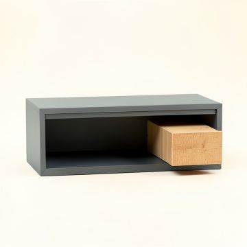 Hill Brook Shoe Storage Bench - Gray (synthetic illustration; no displayed measurements)