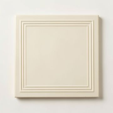 Brook Crest Uninstalled Square Decorative Tile - Ivory (synthetic illustration; no displayed measurements)