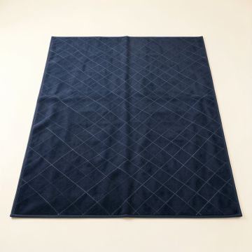 Cedar Branch Rectangular Area Rug - Navy (synthetic illustration; no displayed measurements)