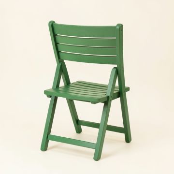 Reed Bridge Folding Outdoor Chair - Green (synthetic illustration; no displayed measurements)