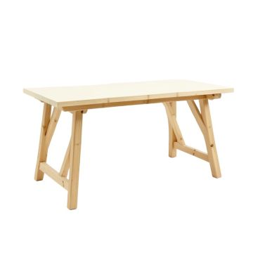 Fern Dale Empty Workshop Workbench - Cream