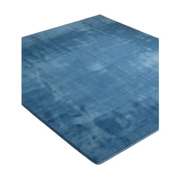 Plums Cotton Blue Area Rug