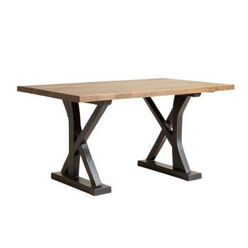 Iron Trestle Dining Table