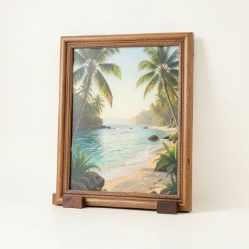 Hawaii Vintage Advertisement Plaque (synthetic illustration; no displayed measurements)