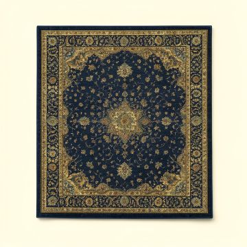 Hillsby Oriental Teal/Navy Area Rug (synthetic illustration; no displayed measurements)