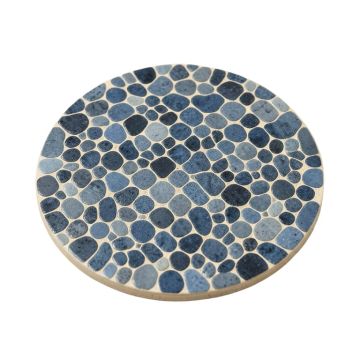 Penny 0.8 '' X 0.8 '' Porcelain Penny Round Mosaic Floor Tile