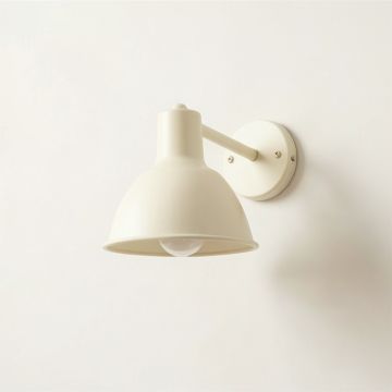 Spruce Crossing Wall Sconce Mounted On A Plain Wall - Ivory (synthetic illustration; no displayed measurements)